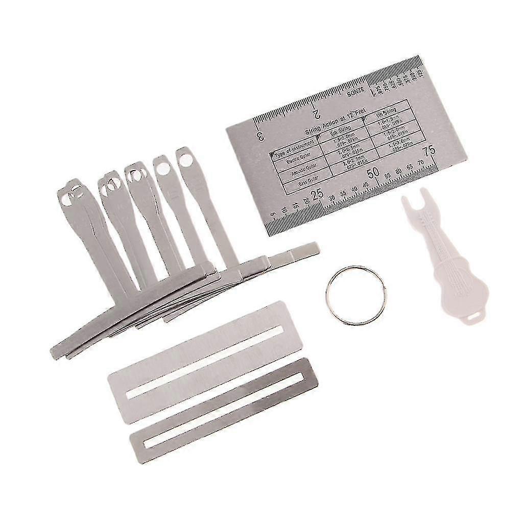 Guitar repair maintenance diy kits with rulers, pin puller, fingerboard fret