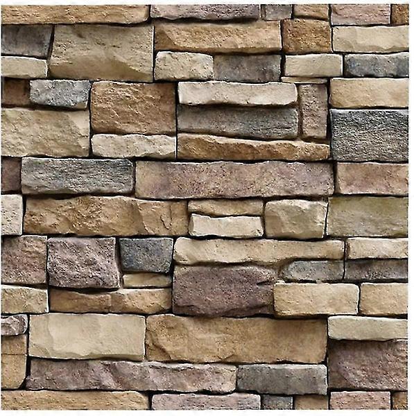 Self-Adhesive 3D Brick Wallpaper Panels with Stone Look - Waterproof
