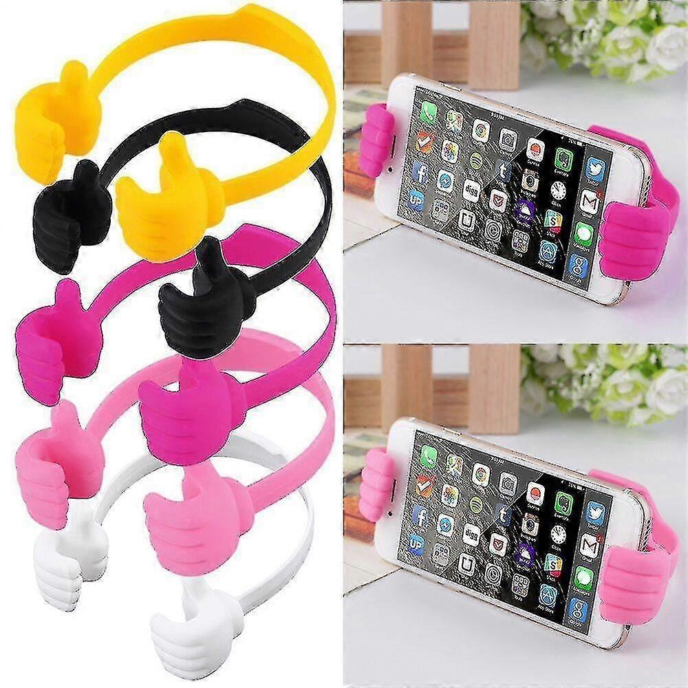 Thumbs Up Mobile Cell Phone Holder Movie Watching Lazy Bed Desktop Mount Stand