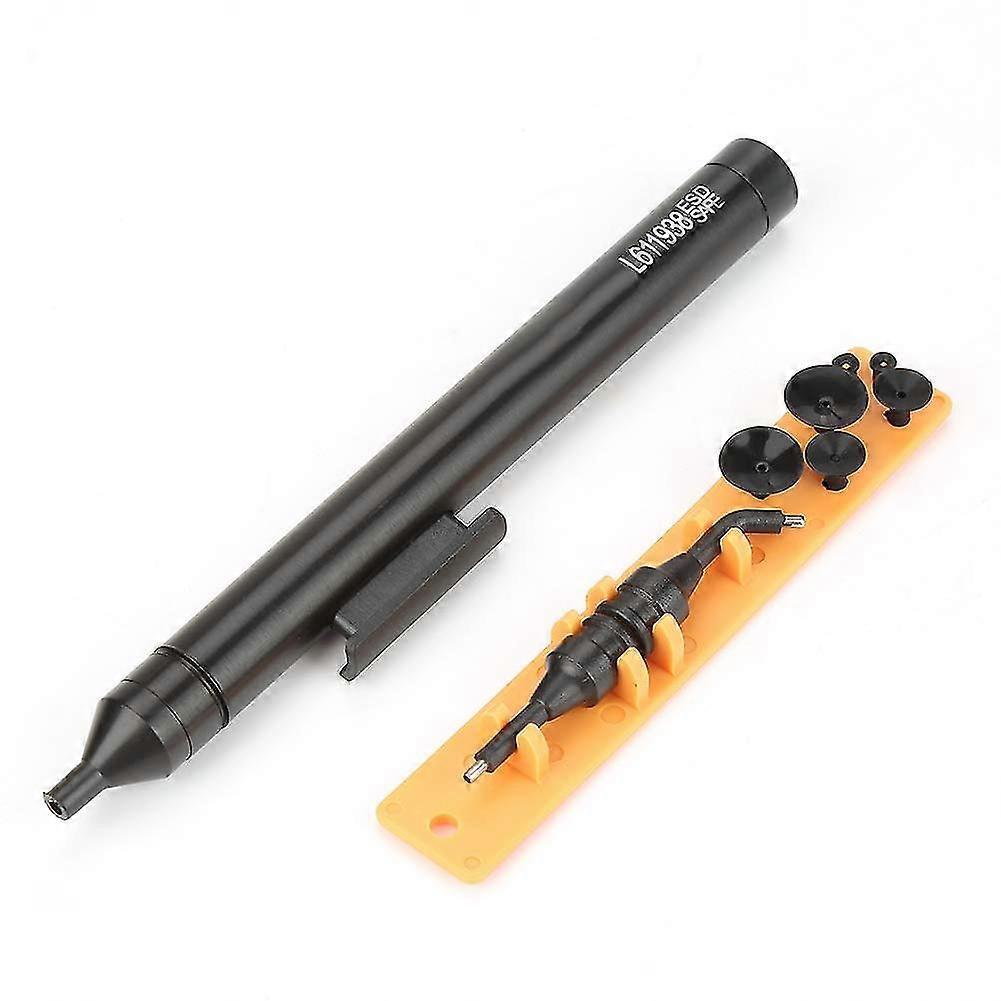 Solder Pick Tool, Precision Vacuum Suction Pen (2 Needles, 3 Nozzles) Suction Cups For Ic Smd