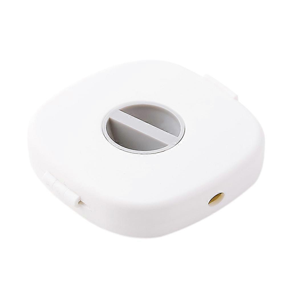 Small Portable Round Rotatable Wire Organizer Data USB Cable Storage Management Tool Mobile Phone Charging Line Winder Box