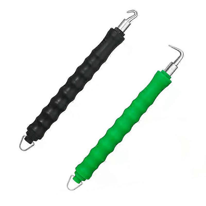 Pcs Wire Twister Hook for Rebar, Concrete Metal Twists Fence Strapping Tools to Reduce Hand Fatigue (Curved and Straight)
