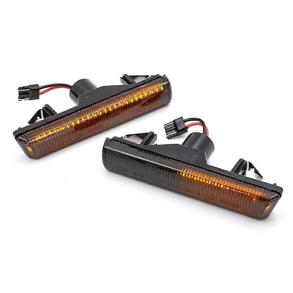 Dynamic LED Turn Signal Repeaters for BMW 3 Series E46 M3 7 Series E38 01-06 Canbus Fender Blinker Lamps No Flicker Side Markers