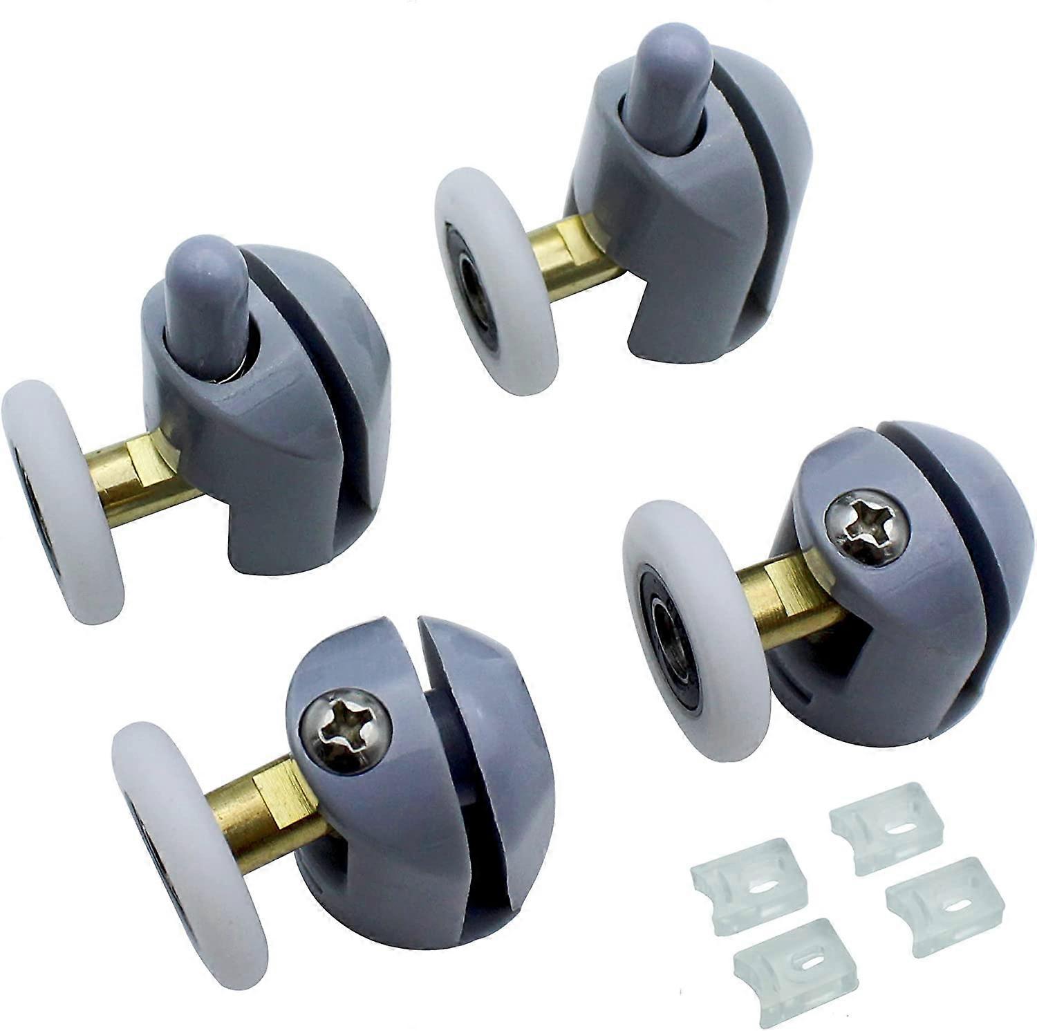 4Pcs Shower Door Rollers, Shower Glass Rollers Shower Single Wheel