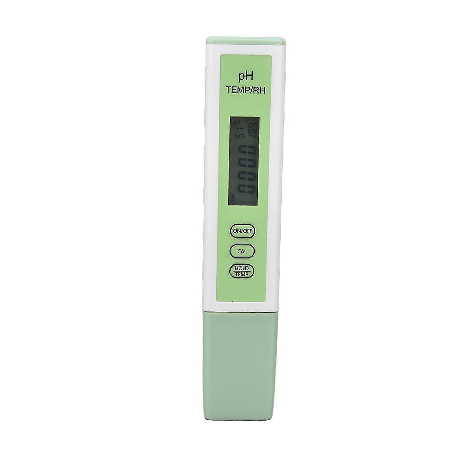 Multifunctional PH Tester High Accuracy RH Temperature PH Meter Water Quality Test Pen compatible wi
