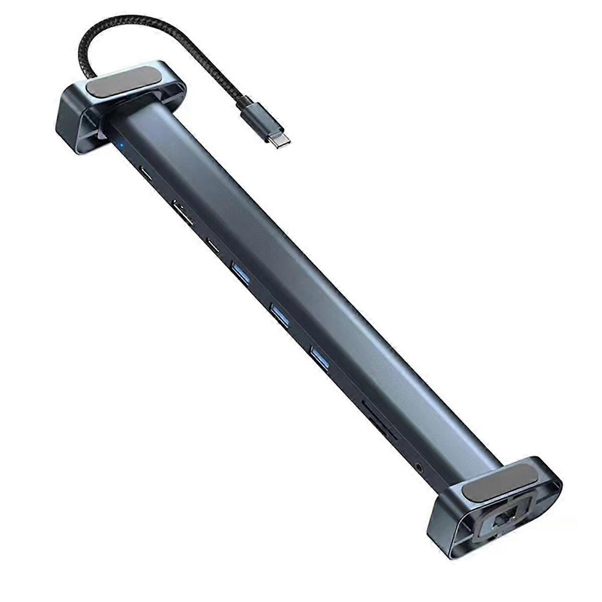 10-In-1 USB C Hub Multi-Port Splitter Adapter USB TYPE-C to 3.0USB PD100W Docking Station Laptop St