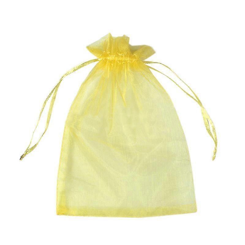 EVAGO 50 Pcs 13x18cm Organza Drawstring Gift Bag Pouch Wrap For Party Game Wedding