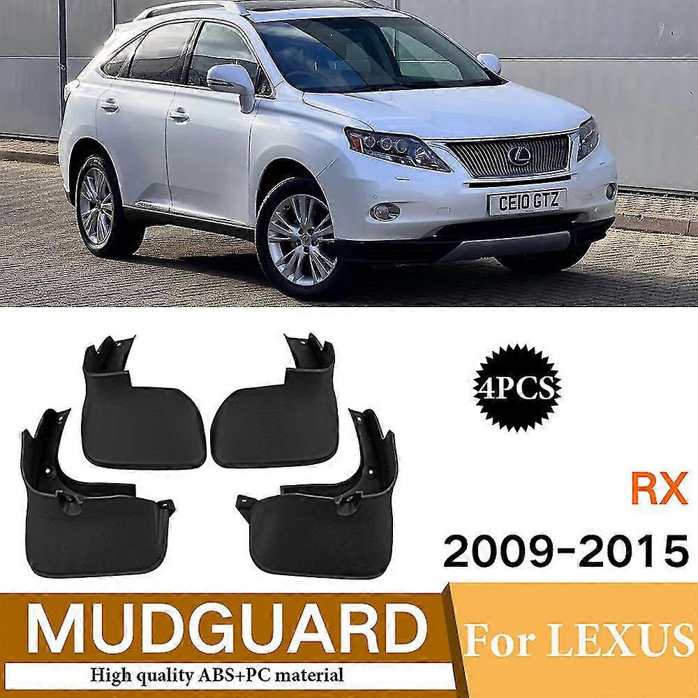 4x Mud Flaps For Lexus Rx Rx270 Rx300 Rx350 Rx450h 2009-2015 Mudflaps Splash Guards Front Rear Mud Flap Mudguards 2014 2013 2012