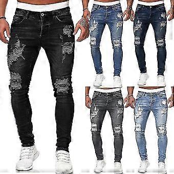 Jeans da uomo skinny con rotture Made in Italy