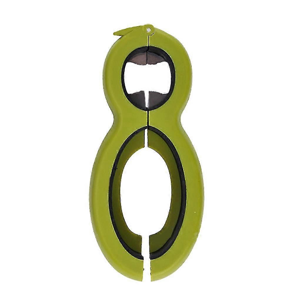 6 In 1 Multi Opener, 6 In 1 Happy Opener Tool, All In One Jar Gripper Can Wine Beer Lid Twist Off