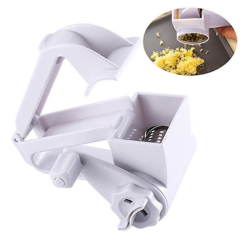 Professional-Grade Rotary Grater for Efficient Cheese, Vegetable, and Chocolate Shredding