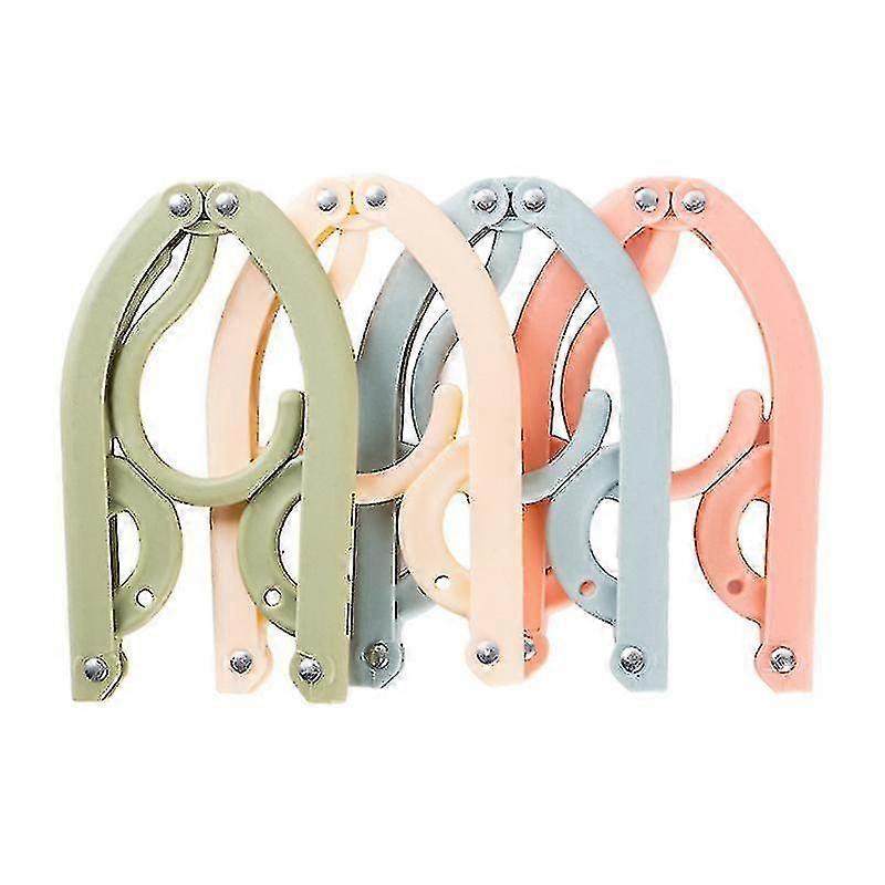 Portable Foldable Travel Clothes Hanger Set for Outdoor Camping