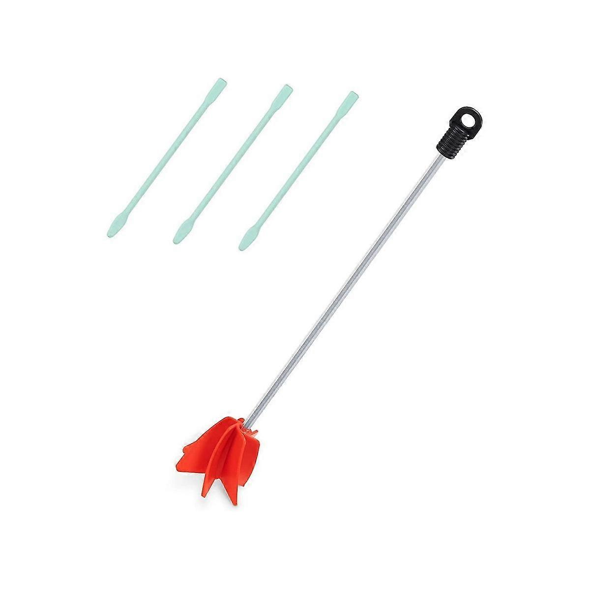 Epoxy Mixer for Drill-5 Gallon Paint and Epoxy Resin Mixing Attachment-11.8inch Stirrer Paddle for Drills-3 Stir Sticks
