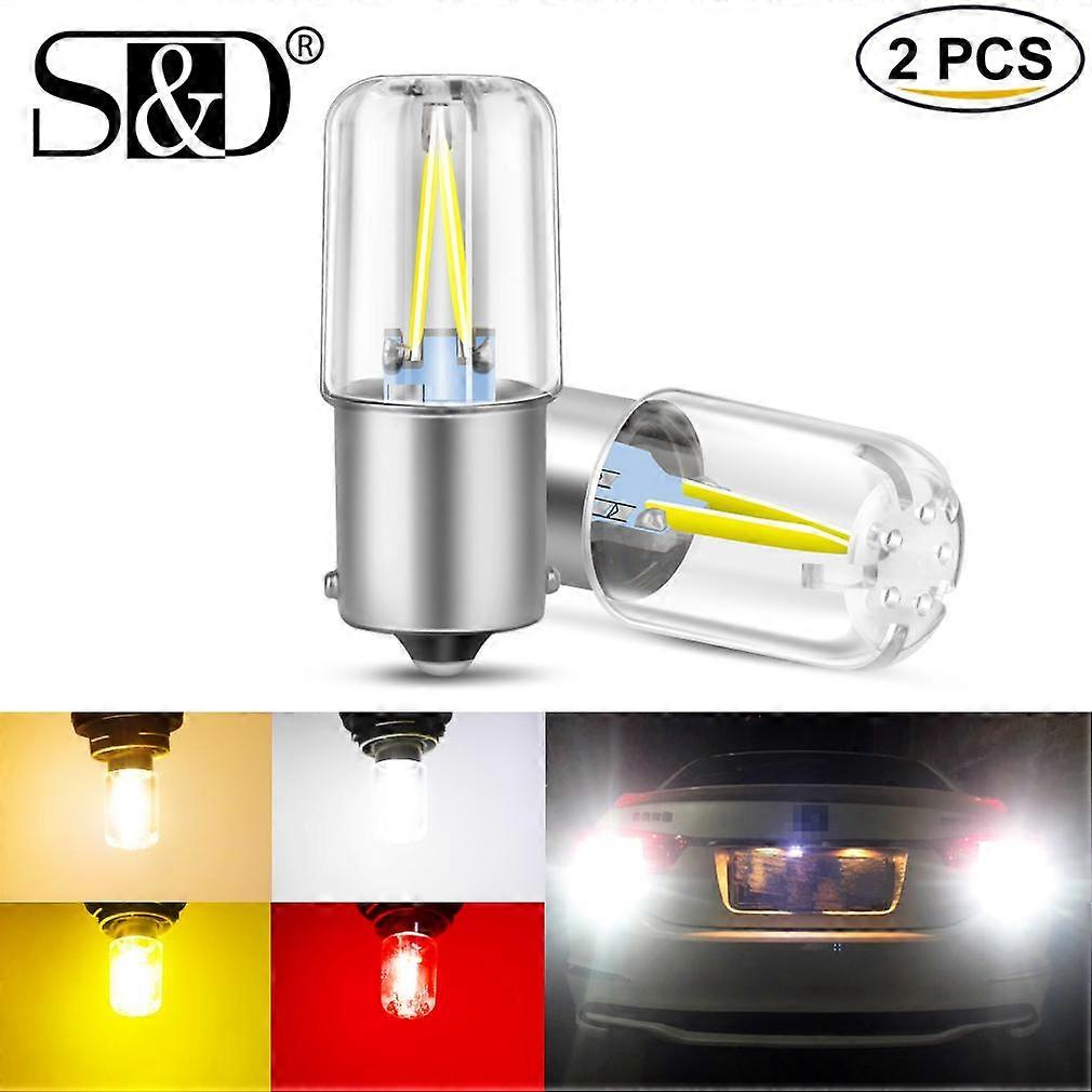 2pcs 1156 BA15S P21W LED Bulbs 1157 P21/5W BAY15D LED Car Tail Bulb Brake Lights Reverse Lamp Daytime Running Signal Light