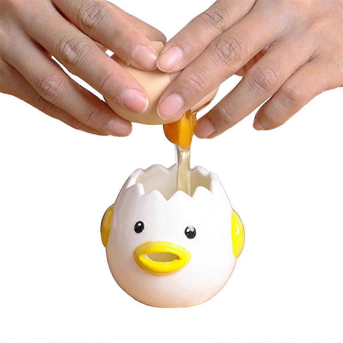 Creative Cartoon Ceramic Egg Yolk and Egg White Separator Egg Opeaner Small Cute Separation Baking Assistant Kitchen Tools