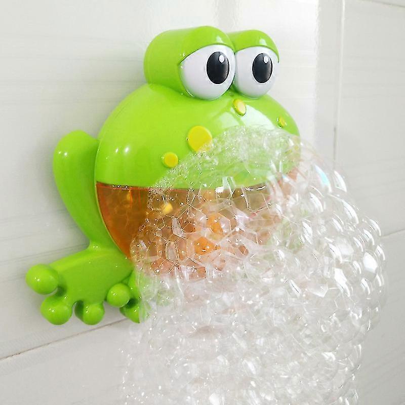 Automatic Frog Bubble Maker for Kids - Fun Bath Toys Set with Baby Bath Bubble Machine