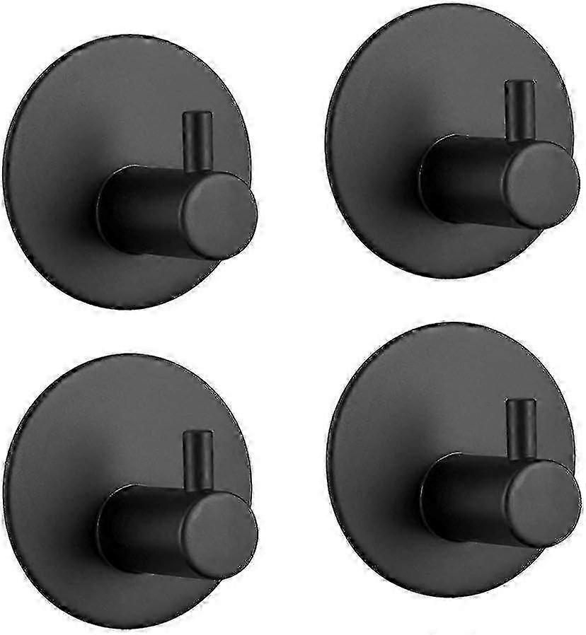 タオルフック自己接着フック、穴あけなしの接着剤フックタオルホルダー、防錆ステンレス鋼ウォールフックバスローブフックバスルームトイレキット用