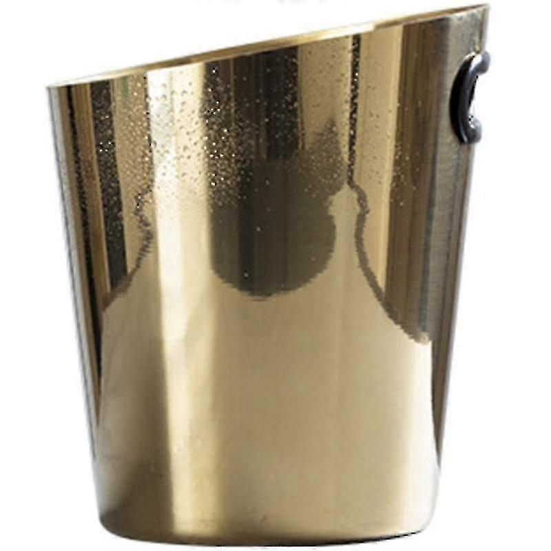 Edelstahl Champagner Eimer Haushalt Bier Eimer, Gold