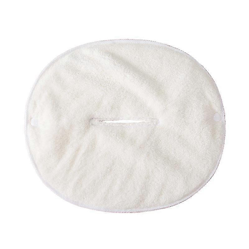 3 قطع المرجان الصوف الساخن ضغط منشفة، قابلة لإعادة الاستخدام سبا مناشف الوجه الباردة الساخنة ضغط أقنعة مناشف الوجه لترطيب الوجه الأبيض