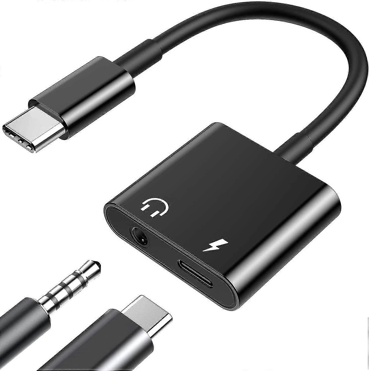 Usb C To 3.5mm Headphone Jack And Charger