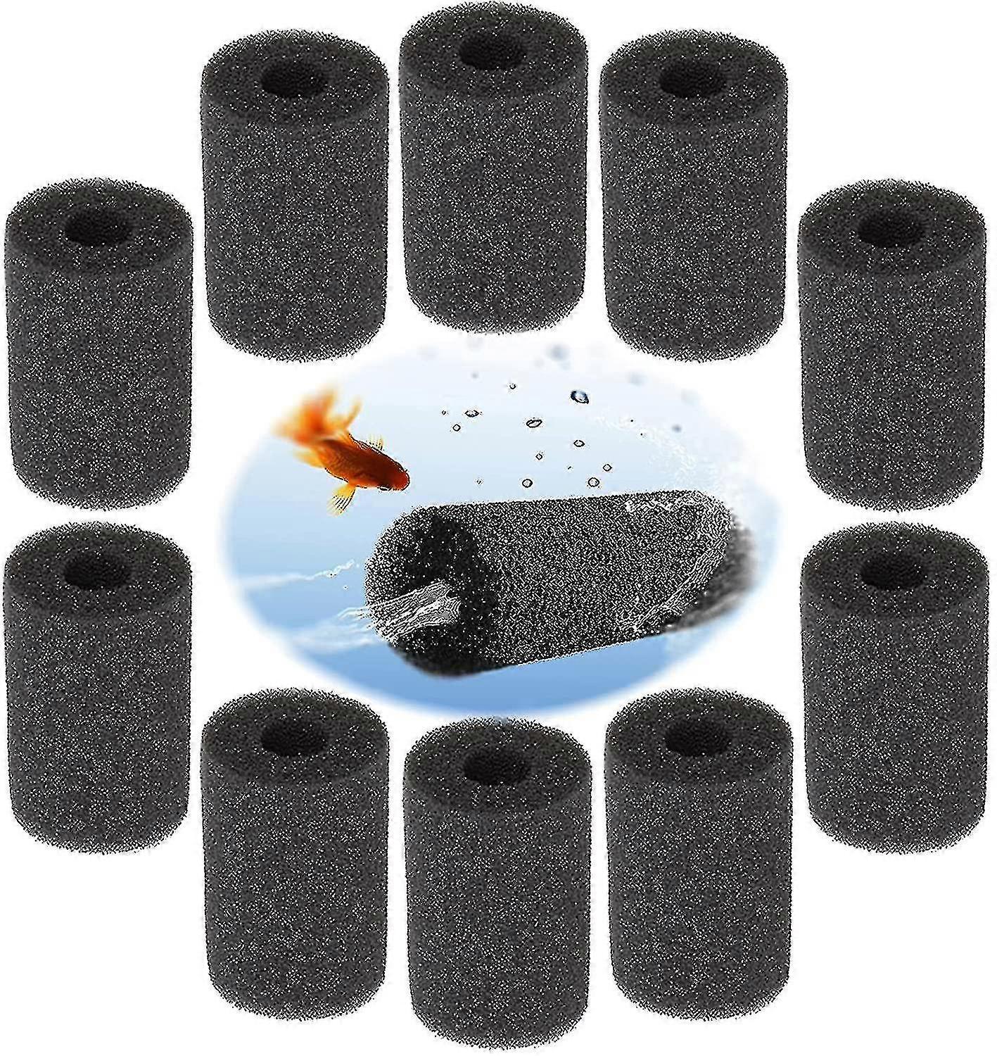 10 Pcs Inlet Filter Sponge Pre Filter Sponge Aquarium Filter Sponges Replacement