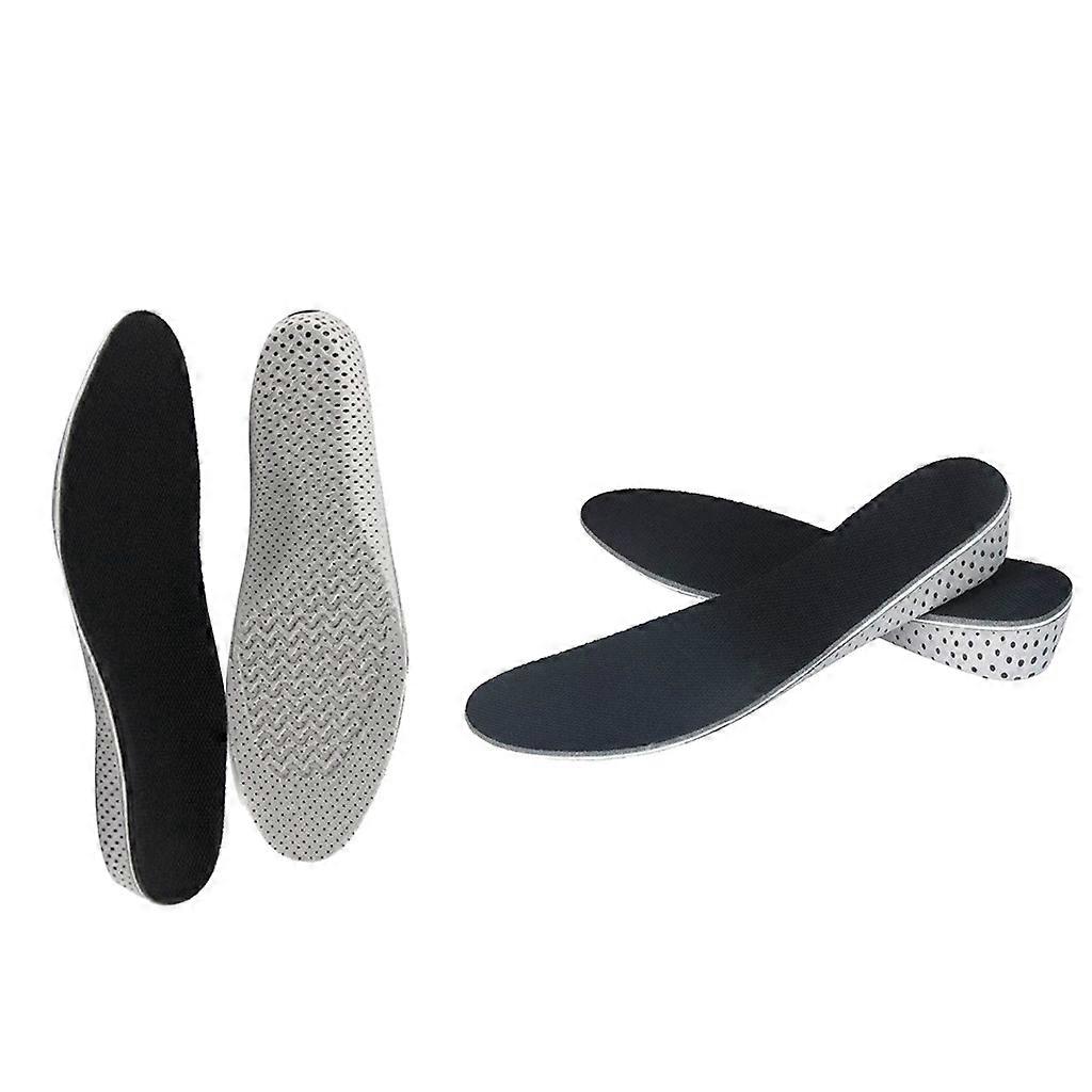 2 Pair Soft Memory Foam Full Shoes Cushion Invisible Arch Heel Height Increase Taller Insoles Pads 2cm + 3cm