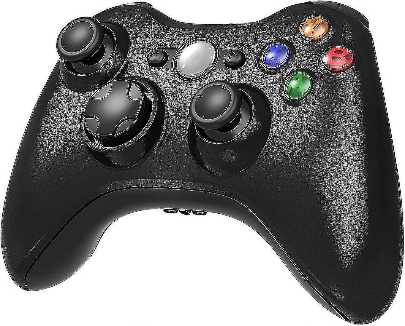 Wireless Controller For Xbox 360, Xbox 360 Joystick Wireless Game Controller For Xbox & Slim 360 Pc (black)