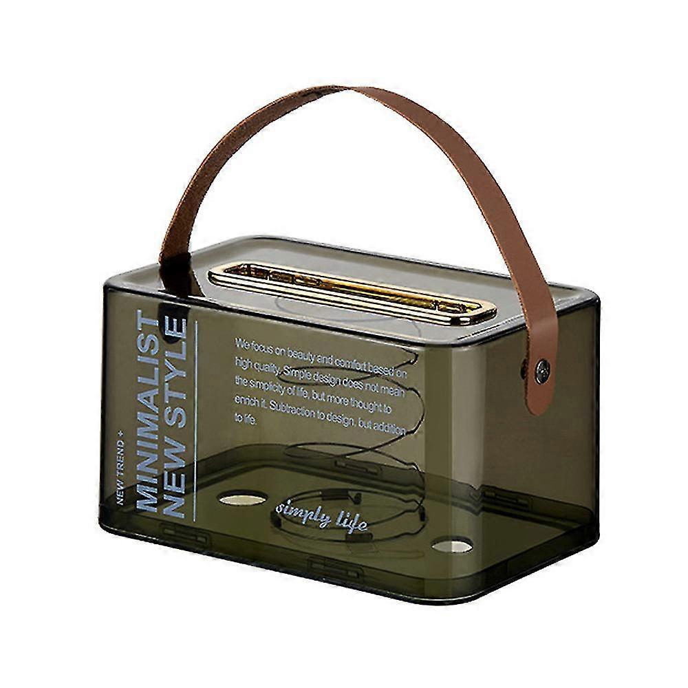 Veskeboks, dekorativ serviettoppbevaringsboks, ansiktsvevholder for kommode, bad, soverom, hjem