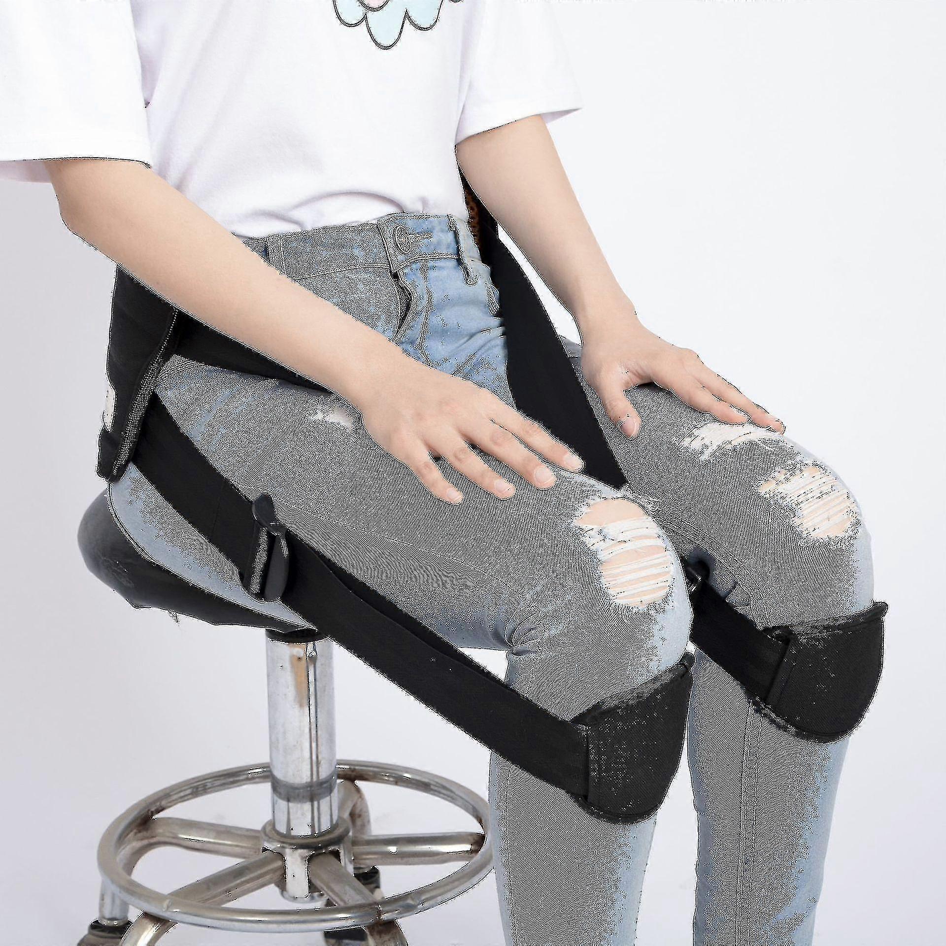 Correct Back Posture While Sitting ( Recommended For Back Pain  Makes Every Chair Ergonomic  Lumbar Support, Adjustable Straps) Banmo