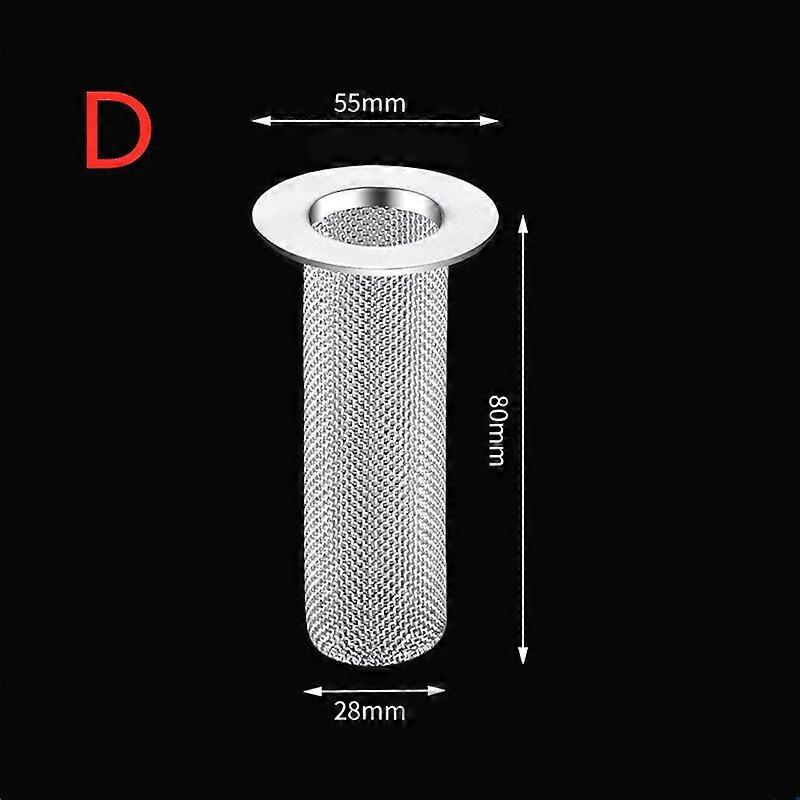 Stainless Steel Floor Drain Filter Pool Water Sink Filter Bathroom Sewer Kitchen Anti-clogging Debris Thickening Strainer ToolsCraft Pipe Cleaners