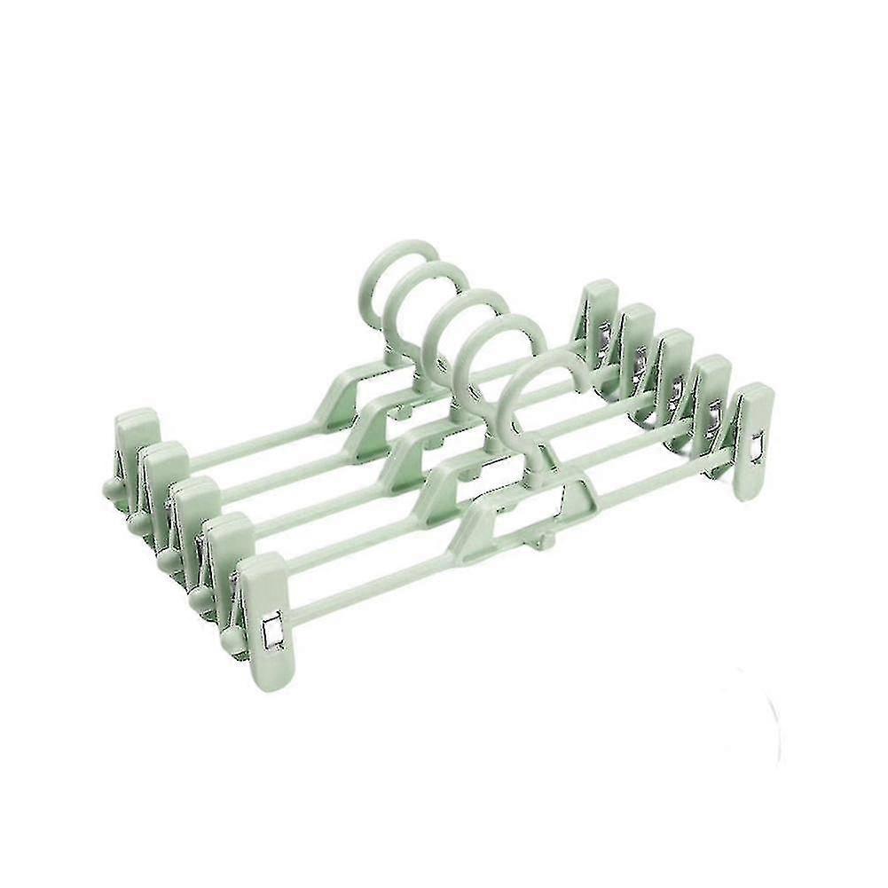 10pcs Adjustable Plastic Clothes Rack For Pant Skirt Clip Bra Clothespin E