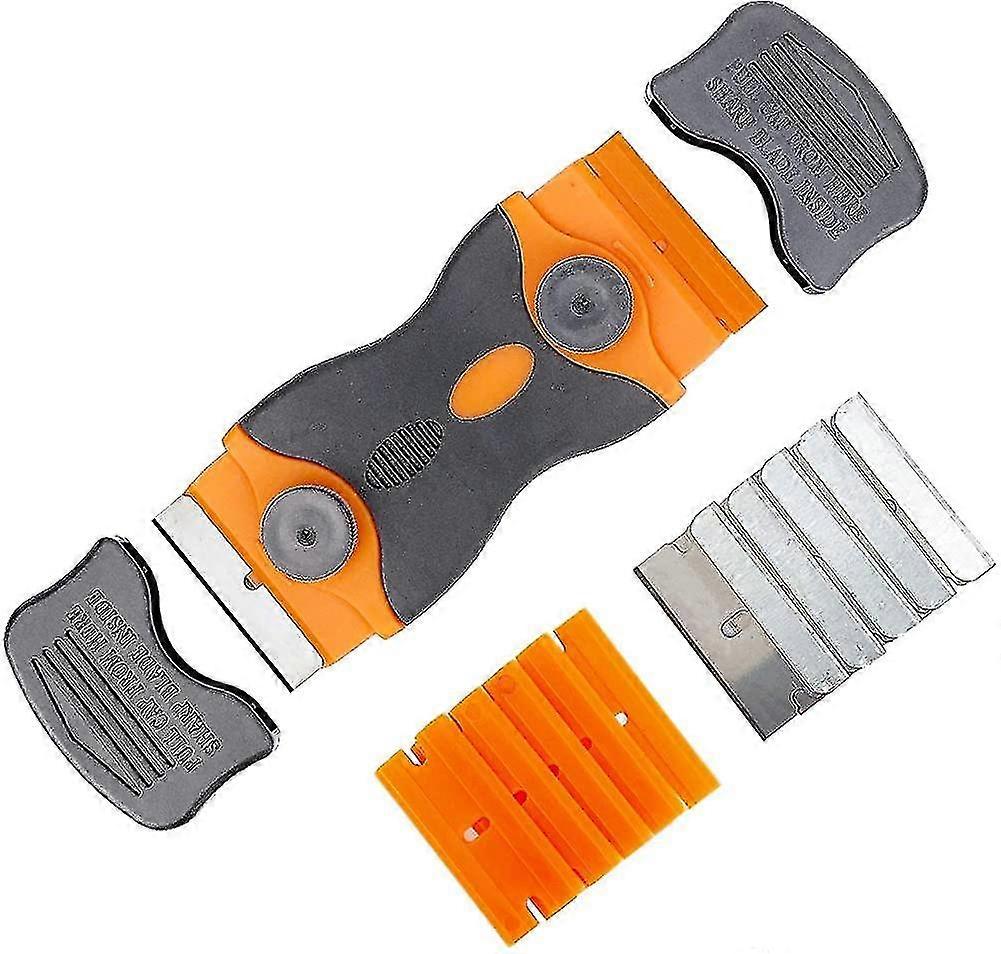 Plastic Scraper Decal Sticker Remover Tool With Metal And Plastic Scraper