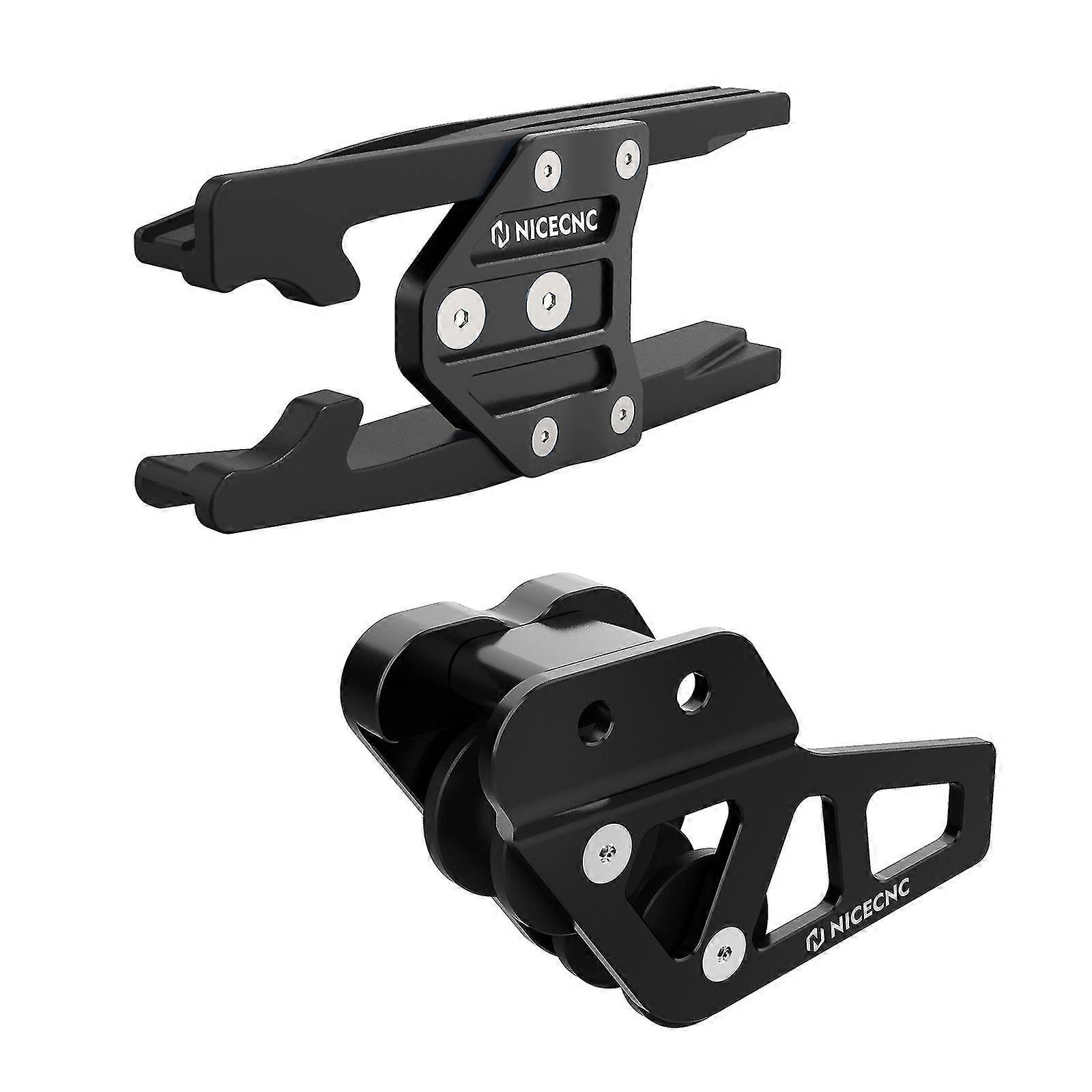 Nicecnc Front Chain Support Guard & Rear Chain Guide Guard Cover Protector For Yamaha Yz85 Yz 85 2003-2018 2017 2016 Motorcycle