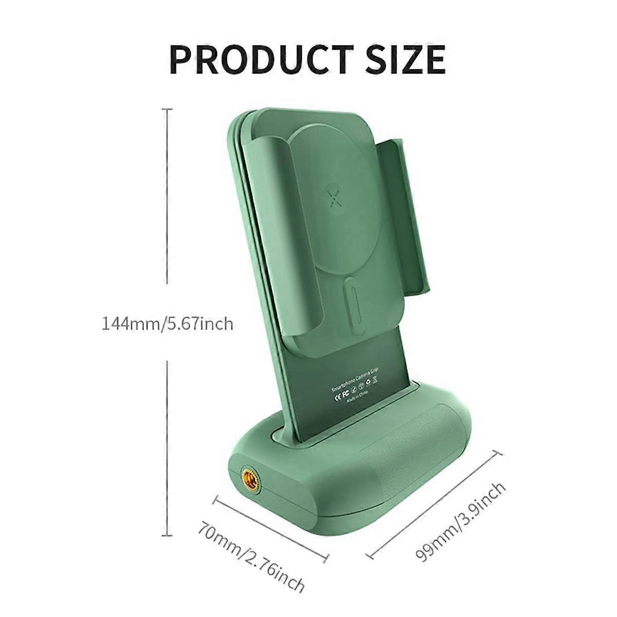 Bluetooth Selfie Stick with Remote Shutter Anti-Shake Phone Holder, Stabilizer for Video , for Smartphones B