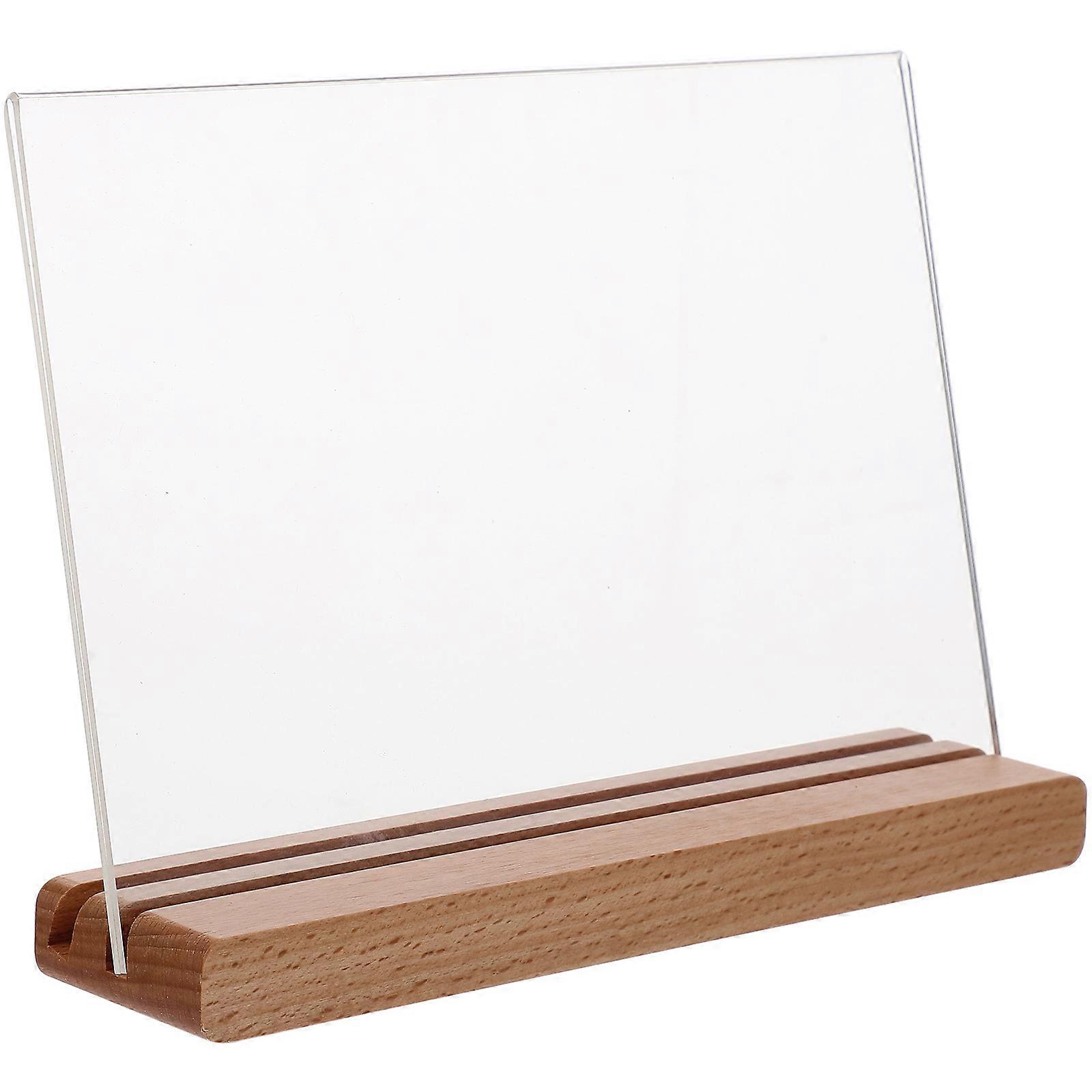Sign Display Board Label Showing Stand Price Holder Tag Rack Display Board for Restaurant