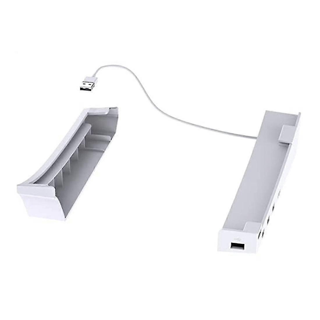 Horizontal Stand For Ps5 With 4 Usb Extension, Cabinet Console Laydown Holder, For Playstation 5 Di