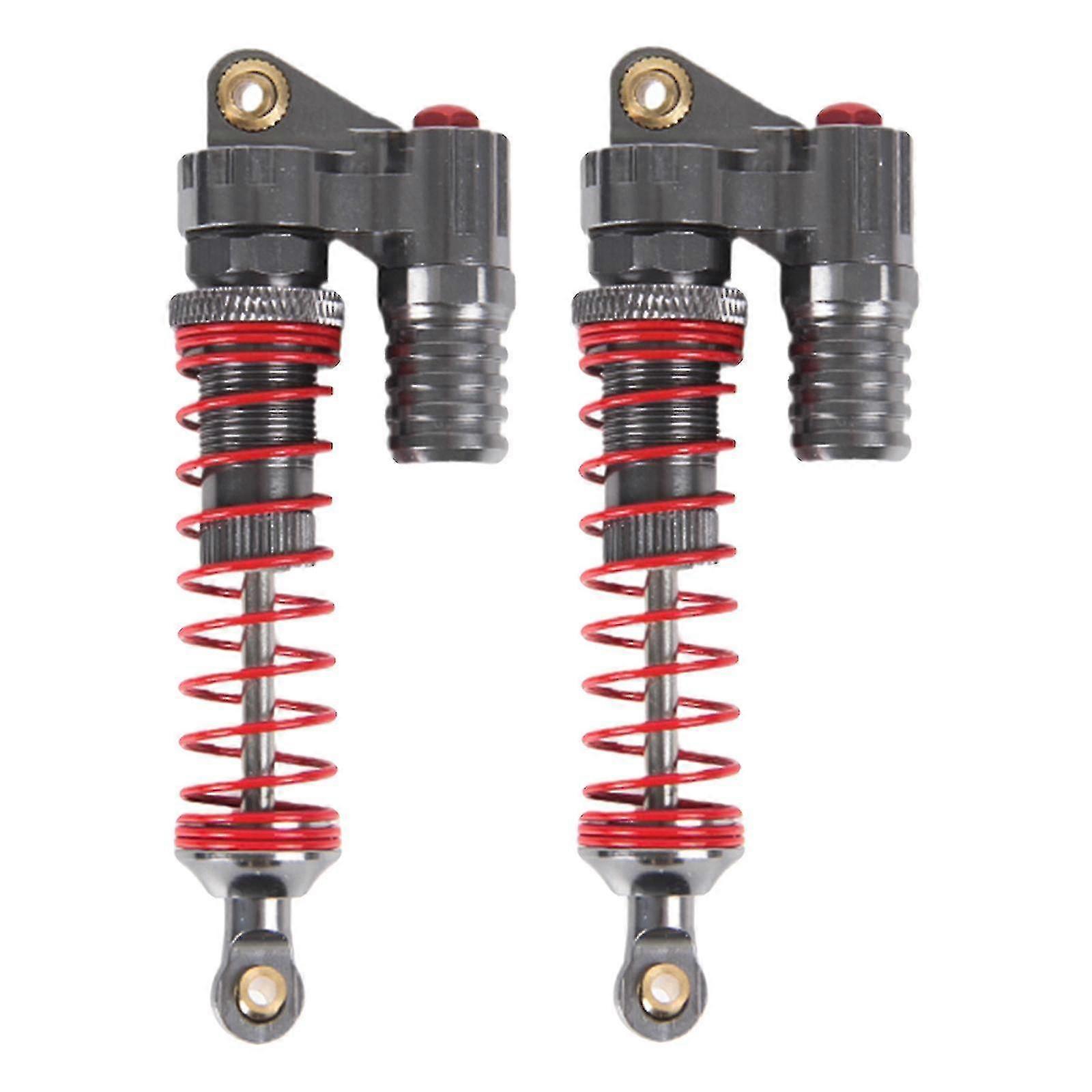 1:10 RcカーショックアブソーバーScx10 4wdオフロードクライミングモデルスペアパーツ2個
