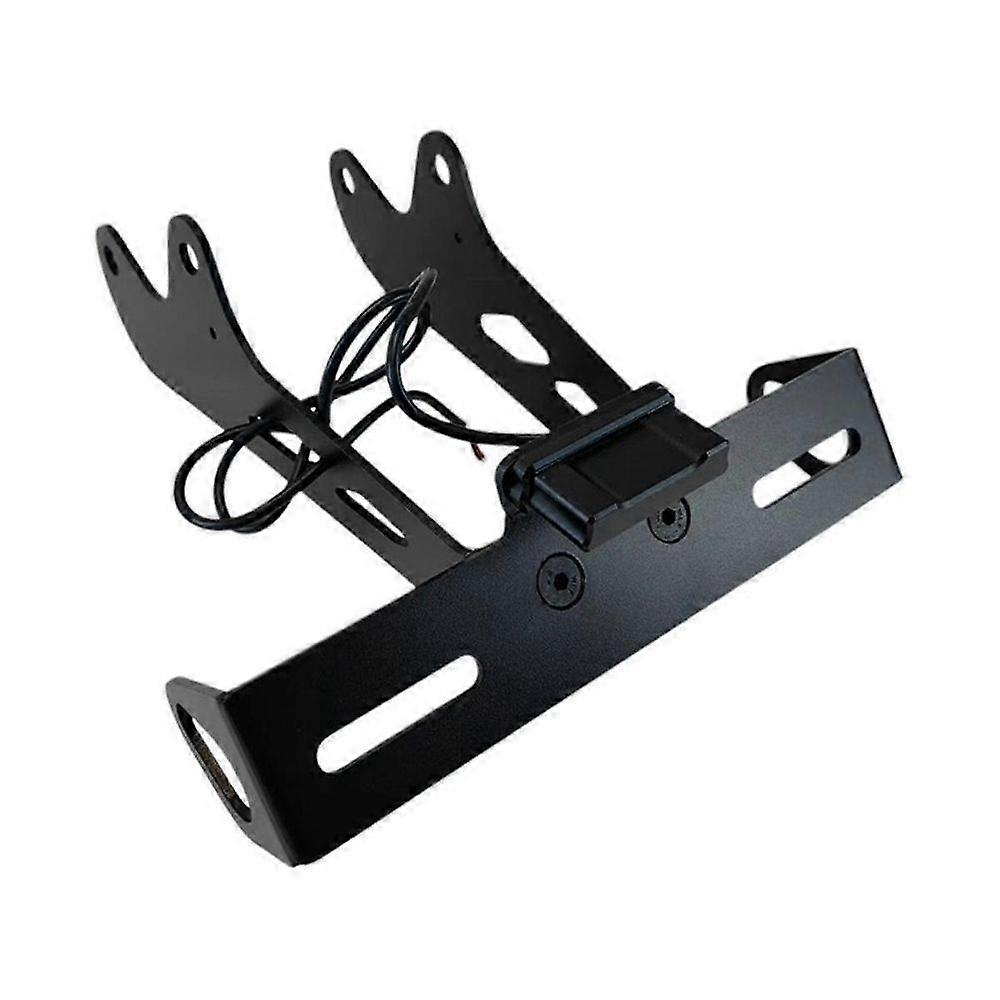 compatible avec MT09 V4 MT-09 SP 2024 2025 Plaque d’immatriculation de moto Support de cadre Support Éliminateur arrière avec lumière