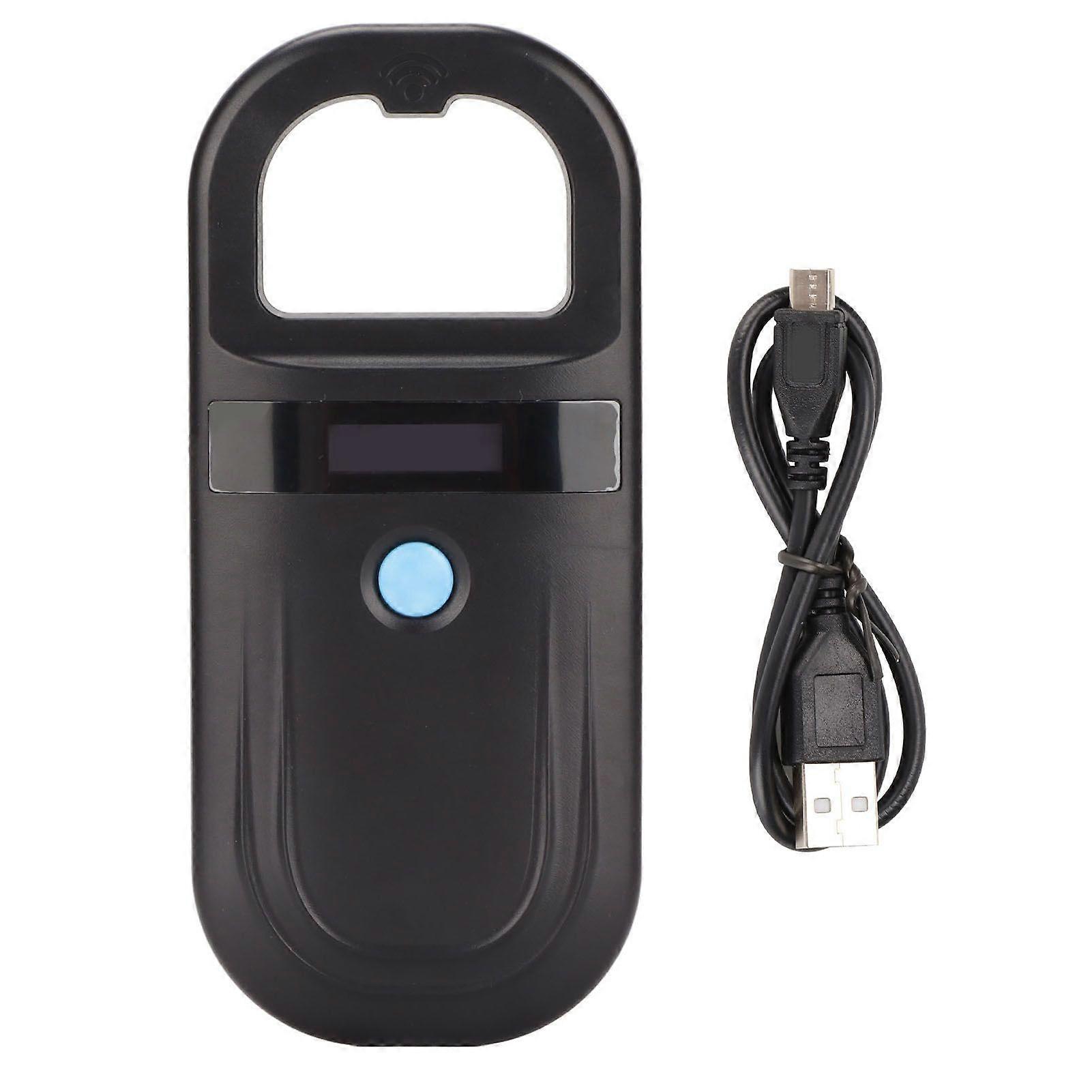 Pet ID Microchip Scanner USB Rechargeable Animal Card Reader with Storage Function for Pets