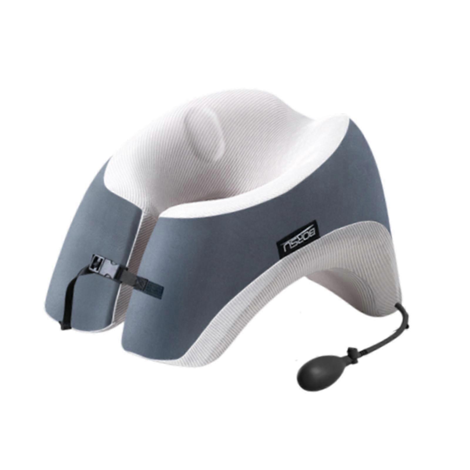 Neck Pillow Versatile Adjustable Desk Napping Pillow for Train Traveling Gray