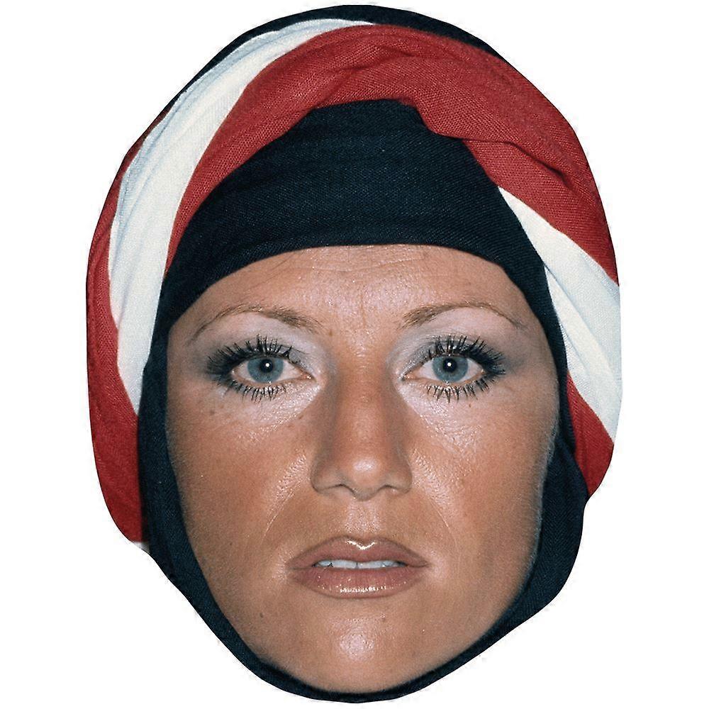 Annie Chancel (Headscarf) Celebrity Mask, Flat Card Face