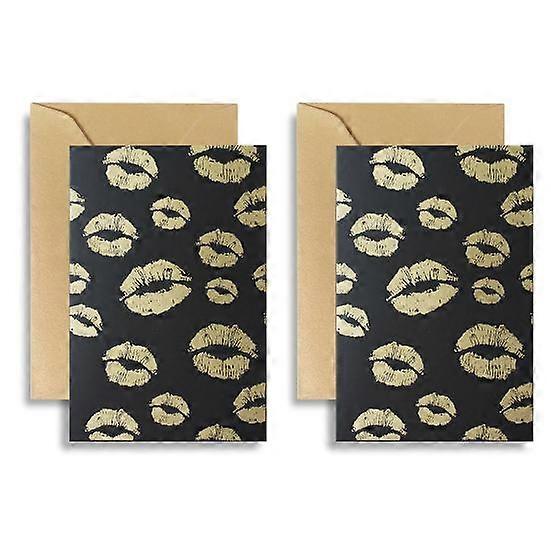 1 Set Valentine's Day Greeting Card Romantic DIY Greeting Cards Durable Folding Paper Gifts Card for Festival