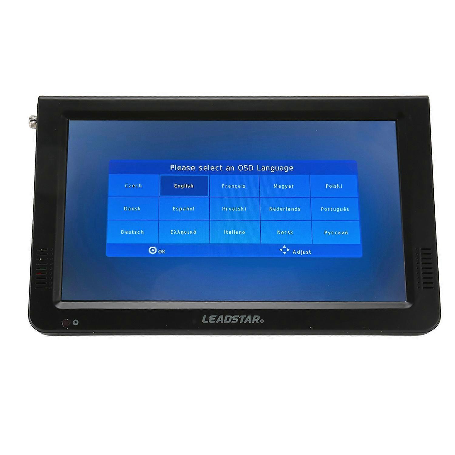 10in Portable LED TV 1080P ATSC High Sensitivity HD Multimedia Interface Small Digital TV for Campin