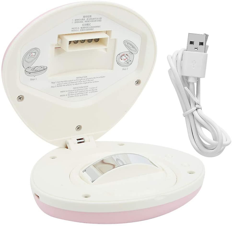 Shell Shaped Usb Rechargeable Led Projector Lamp