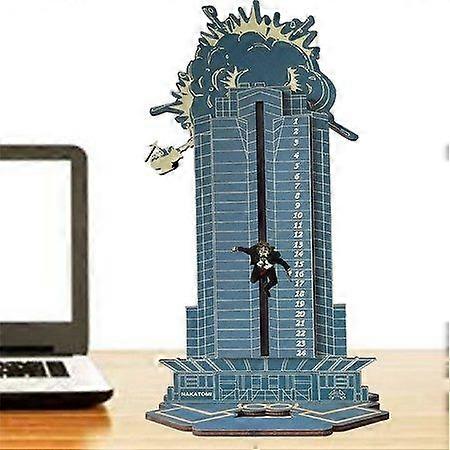 Christmas Advent Countdown Calendar Wooden Ornament