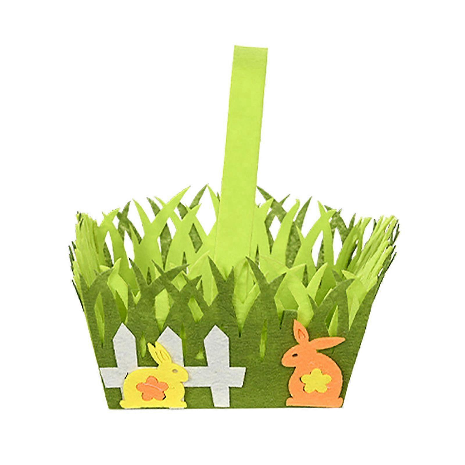 Easter Decoration Easter Square Handheld Non woven Basket Easter Decoration
