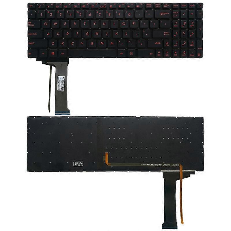 Πληκτρολόγιο ΗΠΑ με οπίσθιο φωτισμό για Asus GL551 GL551J GL551JK GL551JM GL551JW GL551JX G552 G552V G552VW G552VX FZ50JX GL752VW GL742VW