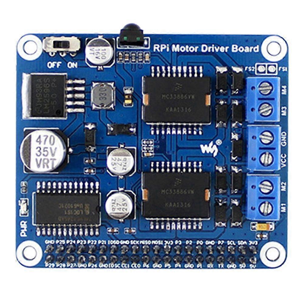 for RPi Motor Driver Board MC33886 Drives Expansion Board for