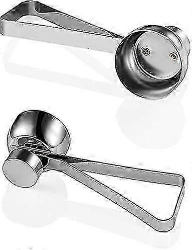 Egg Cracker Topper, Stainless Steel Egg Opener Eggshell Cutter Kitchen Remover Tool For Raw/soft Hard Boiled Egg(2pcs,sliver)
