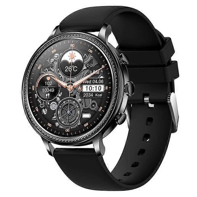 V60 1.39" Full Touch Screen Fossil Smart Watch Waterproof Silicone Strap Women Bluetooth Call Bracelet with Heart Rate Sleep Monit